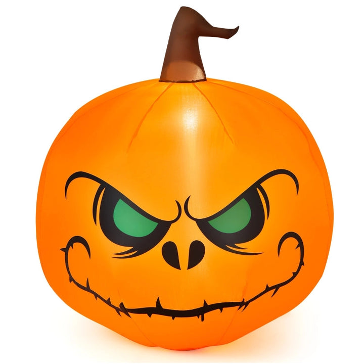 4 Feet Halloween Inflatable Pumpkin with Build-in LED Light and Transformer