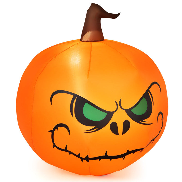 4 Feet Halloween Inflatable Pumpkin with Build-in LED Light and Transformer