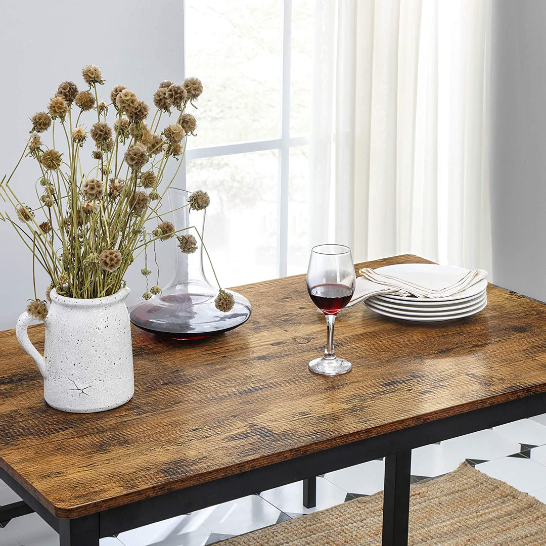 3 Pcs Kitchen Dining Table Set for Limited Space