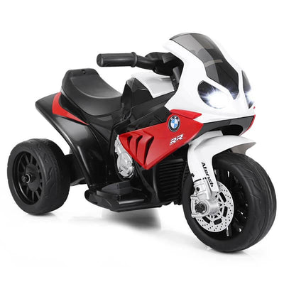 6V BMW Licensed Electric Kids Ride-On Motorcycle Battery Powered 3-Wheel Motorcycle Toy with Headlights