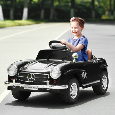 6V Kids Ride-On Car Battery Powered Licensed Mercedes Benz 300SL Electric Vehicle with Parent Remote Control Safety Belt