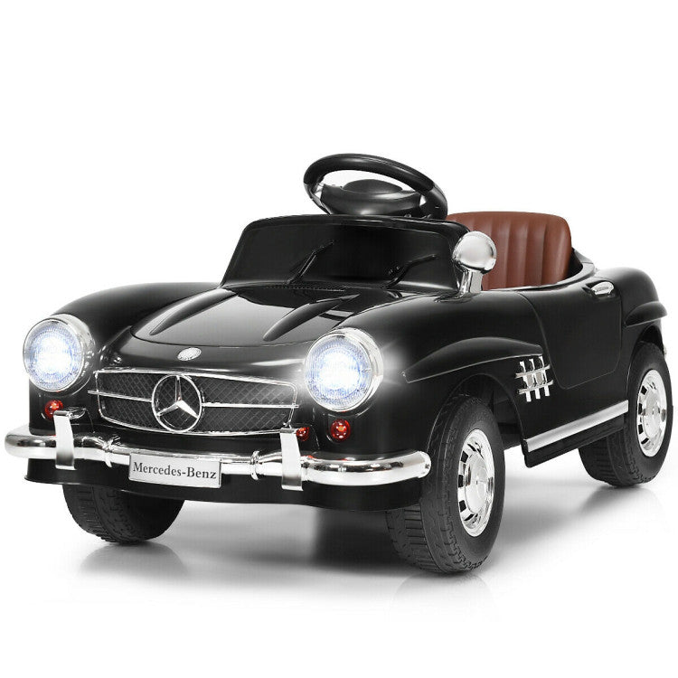 6V Kids Ride-On Car Battery Powered Licensed Mercedes Benz 300SL Electric Vehicle with Parent Remote Control Safety Belt