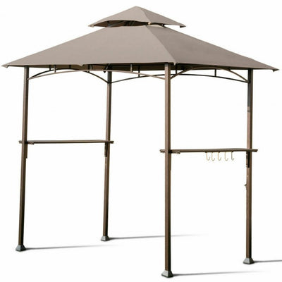 8 x 5 FT Outdoor Grill Gazebo with Canopy