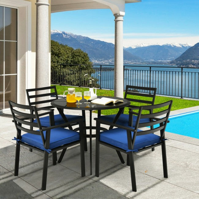 5 Pcs Apartment Dining Table Set