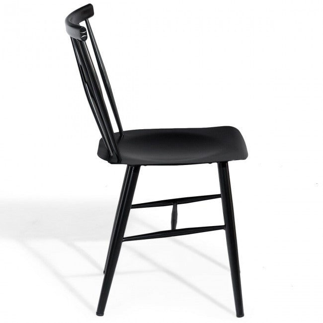 Set of 2 Small Kitchen Dining Side Chairs