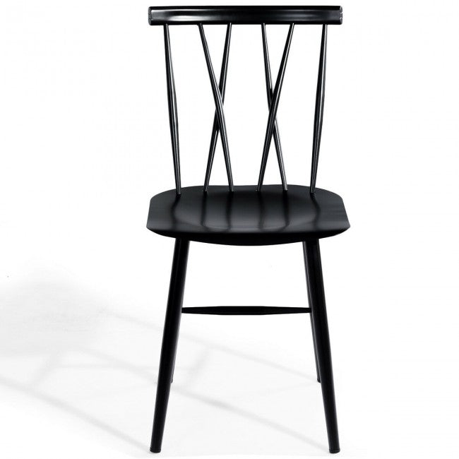 Set of 2 Small Kitchen Dining Side Chairs