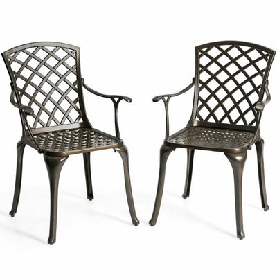 Outdoor Patio Bistro Chairs (Set of 2)