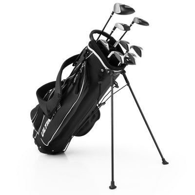 Complete Golf Clubs Package Set with Free Putter & Stand Bag for Men Women