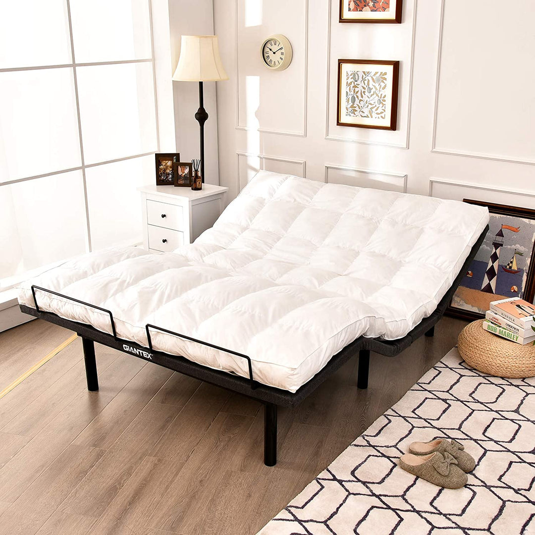 Electric Adjustable Bed Base Zero Gravity Twin/Queen Size Bed Frame with Massage and Remote Control