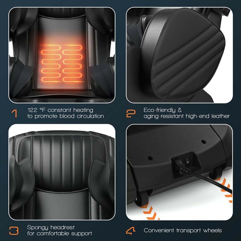 SL Track 3D Full Body Massage Chair Assembly-Free Zero Gravity Massage Recliner with Heat-Canada Only