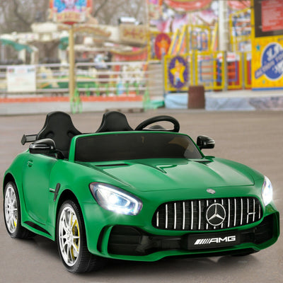 12V Kids Ride On Electric Car Licensed Mercedes Benz AMG GTR Motorized Vehicles with Remote Control