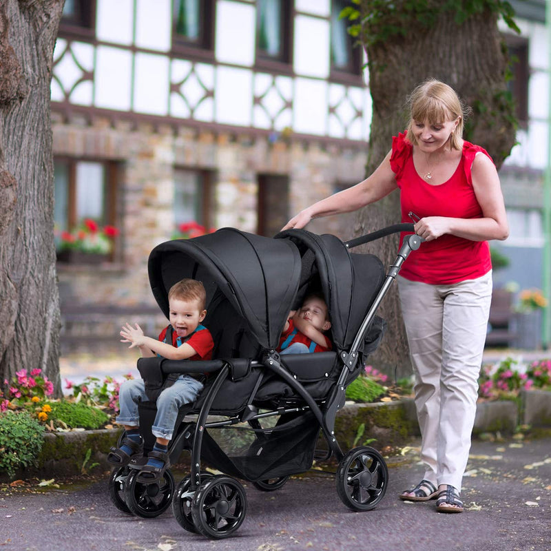 Convenience Lightweight Double Stroller for Infant & Toddler