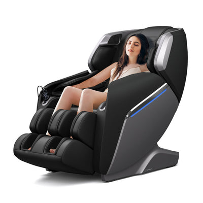 Electric Full Body Zero-Gravity Massage Chair SL Track Massage Recliner with Voice Control Heat and Foot Rollers