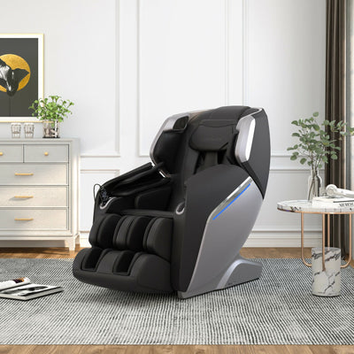 Electric Full Body Zero-Gravity Massage Chair SL Track Massage Recliner with Voice Control Heat and Foot Rollers