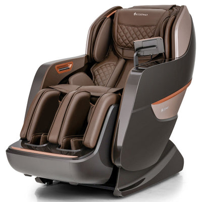 Electric Full Body Zero Gravity Massage Chair SL Track Thai Stretch Recliner with Heat Roller and Wireless Speakers