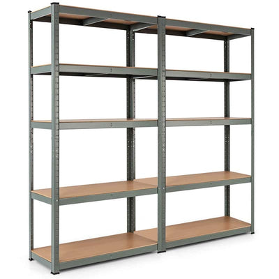 36" x 16'' x 72" 5 Tier Heavy Duty Storage Rack 2000lbs Capacity Adjustable Metal Storage Shelving Unit for Pantry Closet