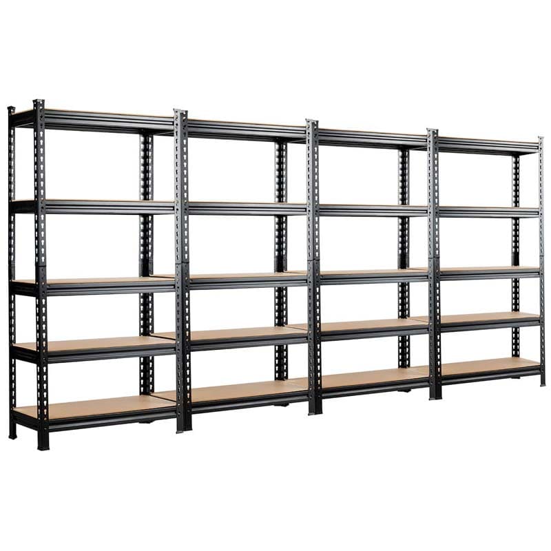 30" x 12" x 60" 5 Tier Heavy Duty Metal Storage Utility Rack Shelf Adjustable Storage Shelving Unit for Garage Warehouse Pantry