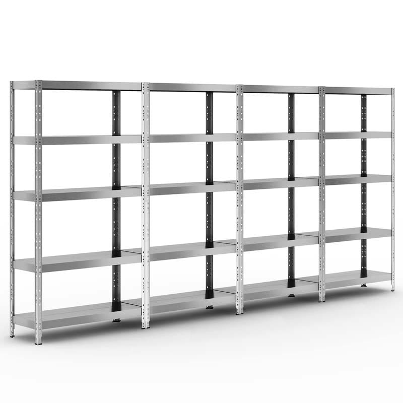 2860lbs 5-tier Heavy Duty Metal Storage Shelving Unit Adjustable Storage Utility Rack for Garage Warehouse Basement
