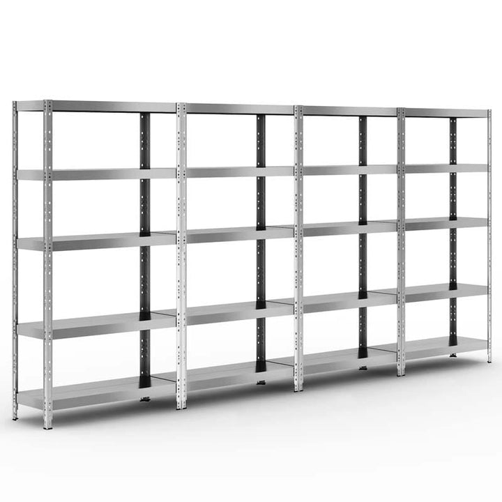 2860lbs 5-tier Heavy Duty Metal Storage Shelving Unit Adjustable Storage Utility Rack for Garage Warehouse Basement