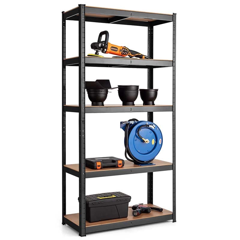 30" x 12" x 60" 5-Tier Heavy Duty Storage Shelving Unit Metal Utility Shelves Adjustable Storage Racks