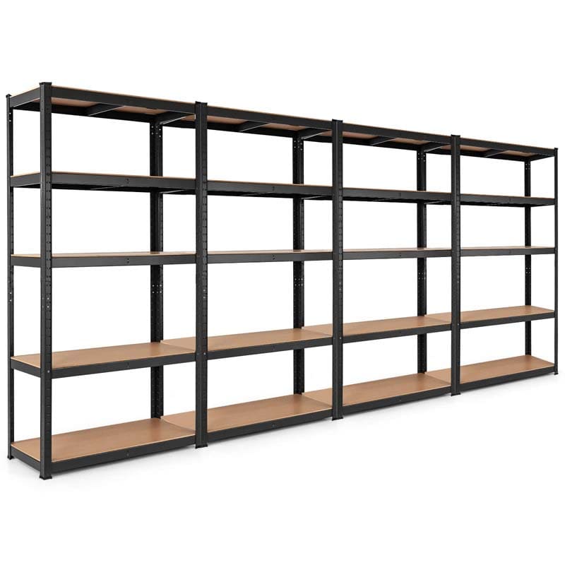 30" x 12" x 60" 5-Tier Heavy Duty Storage Shelving Unit Metal Utility Shelves Adjustable Storage Racks