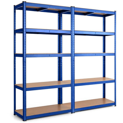 30" x 12" x 60" Heavy Duty 5-Tier Storage Shelving Units 2000Lbs Capacity Garage Metal Utility Rack for Workshop