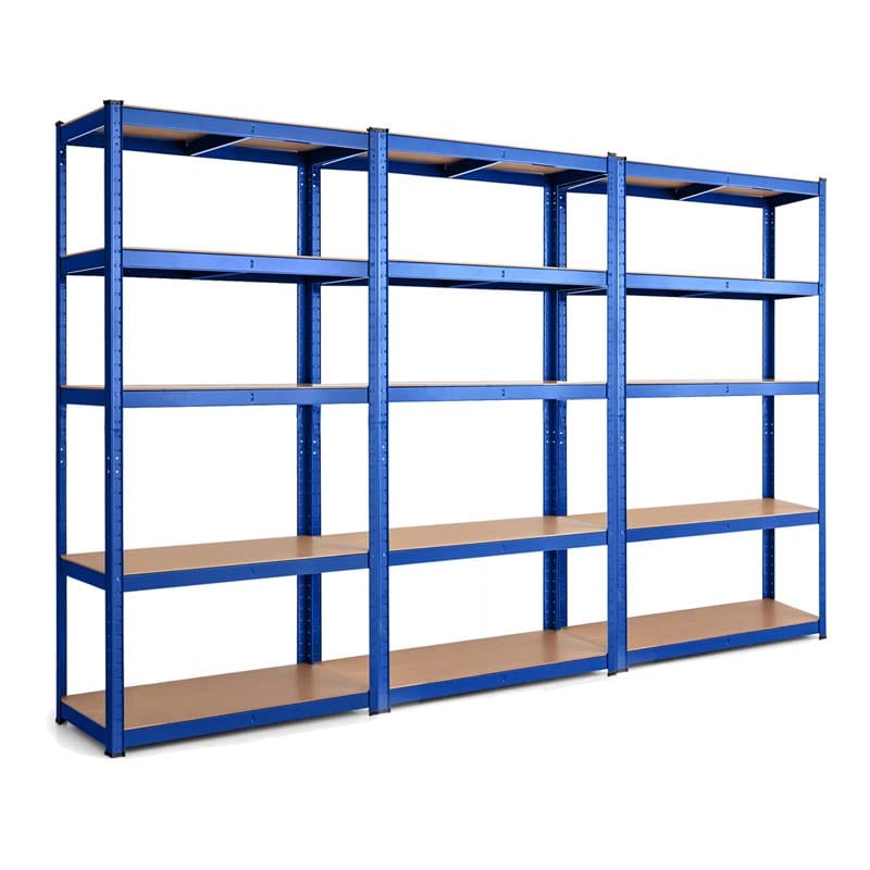 30" x 12" x 60" Heavy Duty 5-Tier Storage Shelving Units 2000Lbs Capacity Garage Metal Utility Rack for Workshop