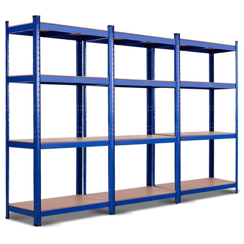 63 Inch Heavy Duty Metal Storage Rack Garage Multi-Use Storage Shelving Unit with Adjustable Shelves