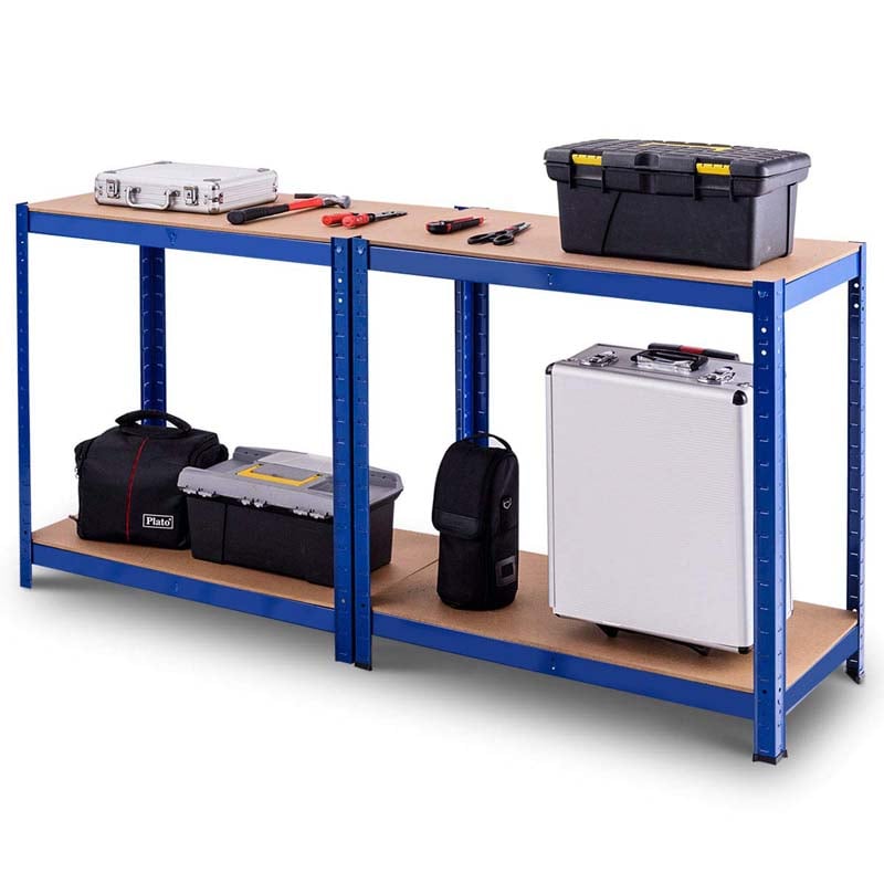 63 Inch Heavy Duty Metal Storage Rack Garage Multi-Use Storage Shelving Unit with Adjustable Shelves