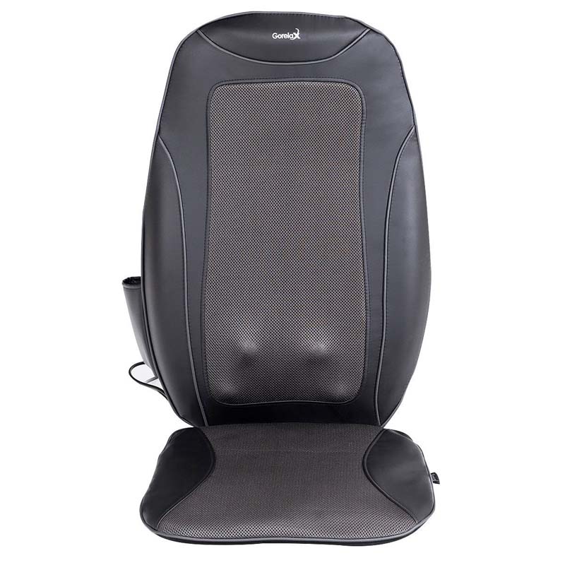 Electric Massage Seat Cushion with Heat, 3D Deep Rolling Kneading Shiatsu Whole Back Massager, Portable Massage Cushion