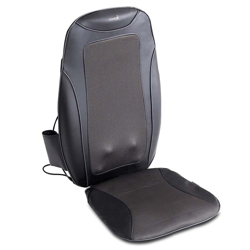 Homedics Portable Back Massage Heated Cushion - Black