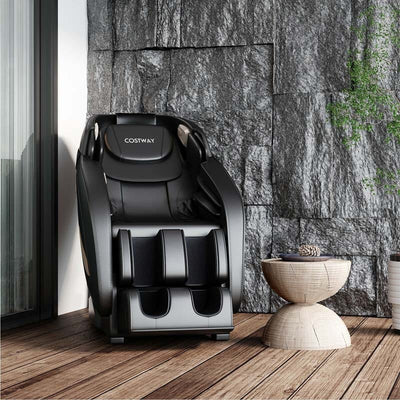 Full Body Shiatsu Massage Chair, SL Track Zero Gravity Massage Recliner with Auto Body Detector