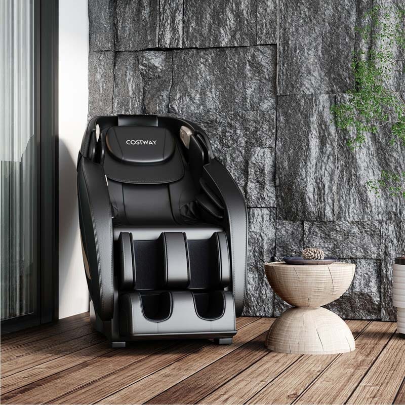 Full Body Shiatsu Massage Chair, SL Track Zero Gravity Massage Recliner with Auto Body Detector