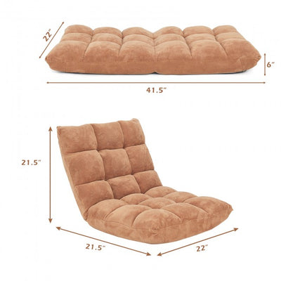 14-Position Adjustable Cushioned Floor Chair