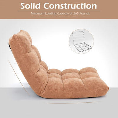 14-Position Adjustable Cushioned Floor Chair