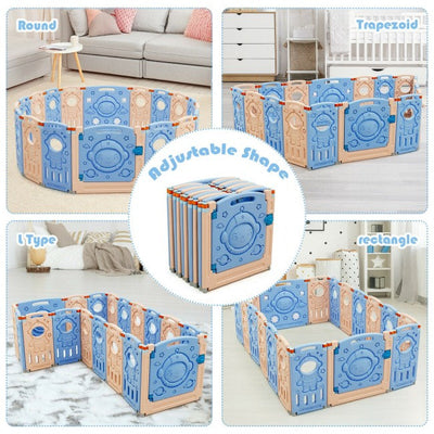 Foldable Baby Playpen Safety Baby Fence