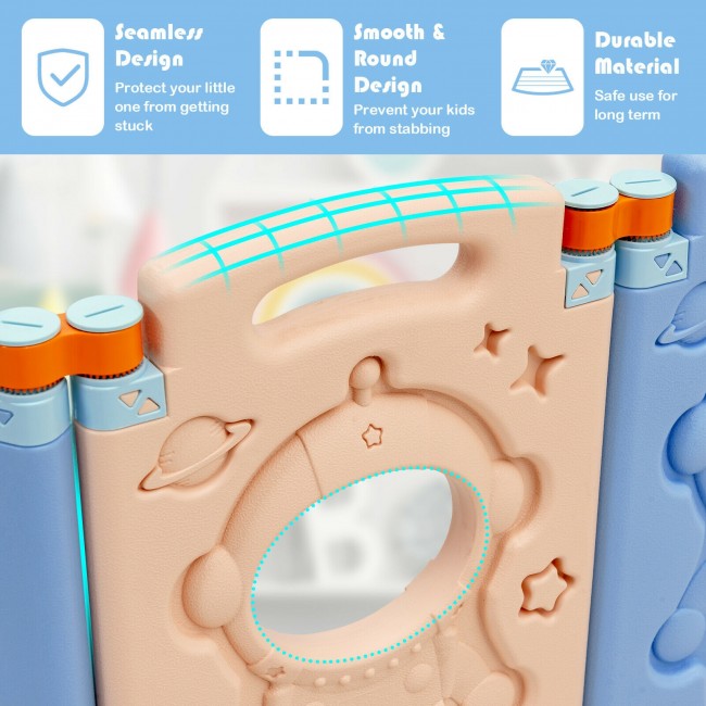 Foldable Baby Playpen Safety Baby Fence