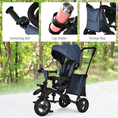 Foldable Baby Tricycle Stroller