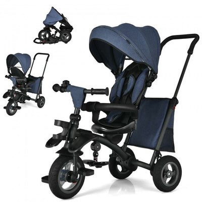 Foldable Baby Tricycle Stroller