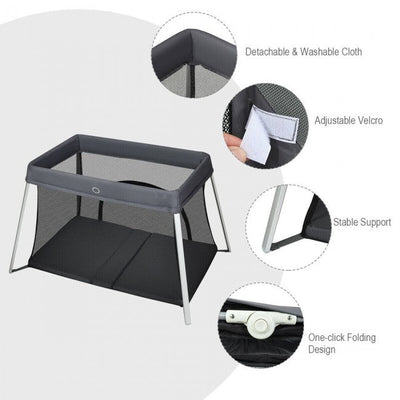 Foldable Travel Crib & Baby Playpen