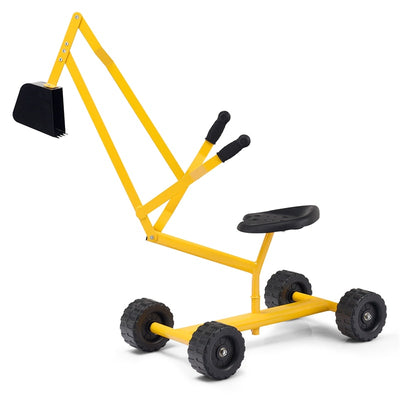 Heavy Duty Kids Ride-on Sand Digger Digging Excavator with Wheels