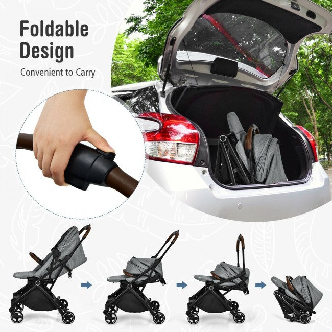 High Landscape Baby Stroller with Convertible Bassinet Newborn and Toddler