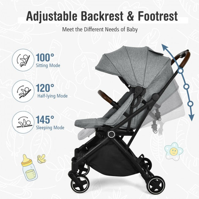 High Landscape Baby Stroller with Convertible Bassinet Newborn and Toddler