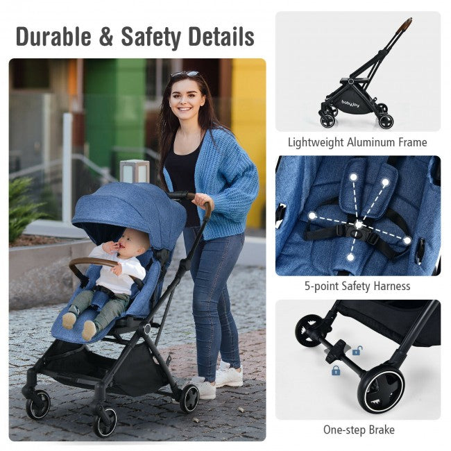 High Landscape Baby Stroller with Convertible Bassinet Newborn and Toddler