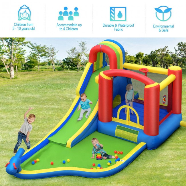 Inflatable Kid Bounce House Castle with Blower