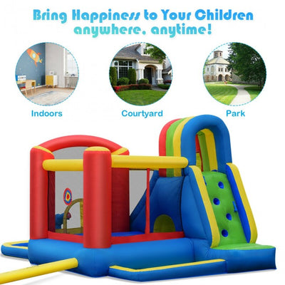 Inflatable Kid Bounce House Castle with Blower