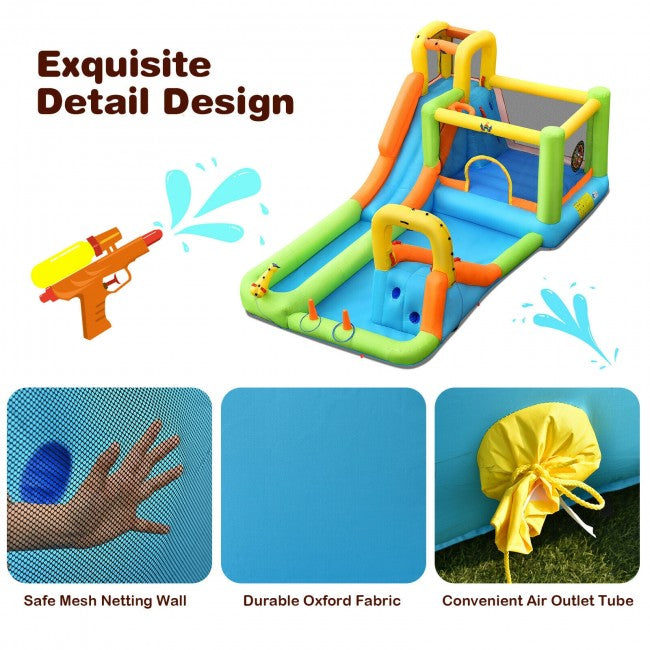 Inflatable Water Slide Park Bounce House Without Blower