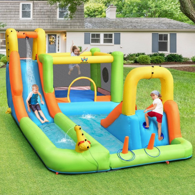 Inflatable Water Slide Park Bounce House Without Blower