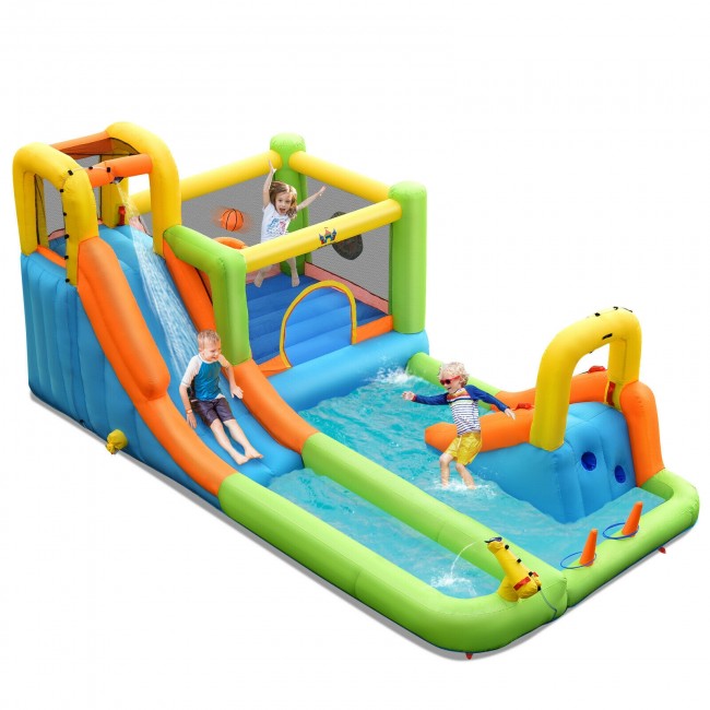 Inflatable Water Slide Park Bounce House Without Blower