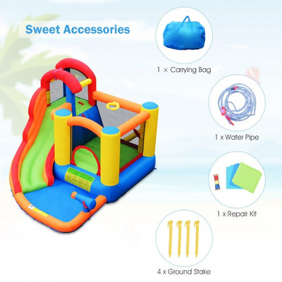 Kids Inflatable Bounce House with Water Slide